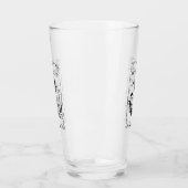 coole Halloween-witschakelaar woordkunst Glas (Links)