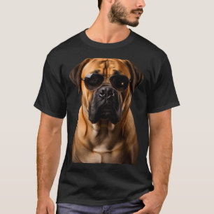 Coole Hond Sungles Bullmastiff Grappige Look T-shirt