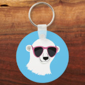 Coole ijsbeer sleutelhanger (Voorkant)