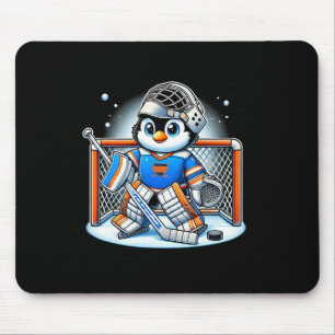 Coole ijshockey keeper pinguïn – Grappige wintersp Muismat