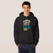 Coole instructeur overdag professionele overdenker hoodie (Voorkant volledig)