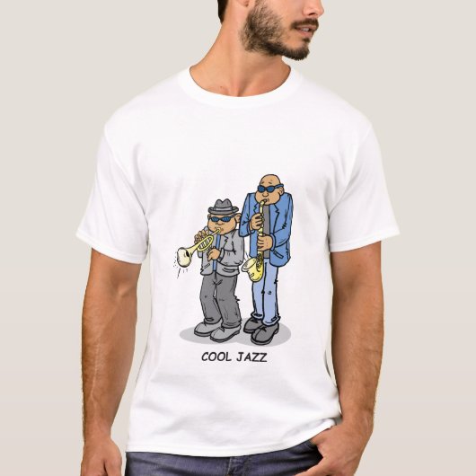 coole jazz t-shirt (Voorkant)