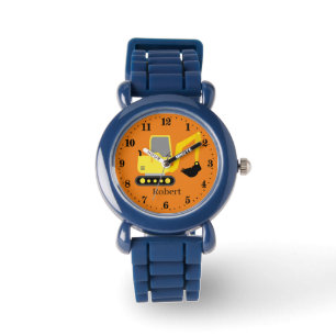 coole jongens bouwwerker digger horloge