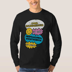 Coole kapper overdag professionele overdenker B T-shirt