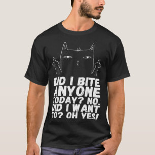 Coole Kat Boze katten Sarcastische Kat T-shirt