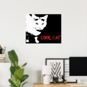 COOLE KAT POSTER (Thuiskantoor)