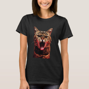 Coole kat steekt tong uit in speelse uitdaging 1 t-shirt
