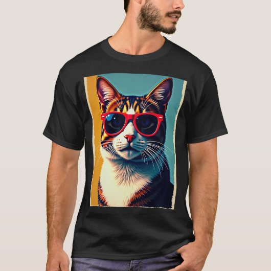 coole kat t-shirt (Voorkant)