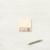 Coole Katten Post-it® Notes (Op bureau)