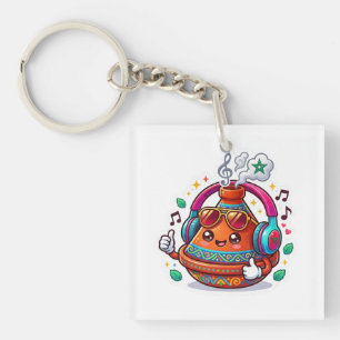 Coole Kawaii Marokkaanse Tagine Sleutelhanger