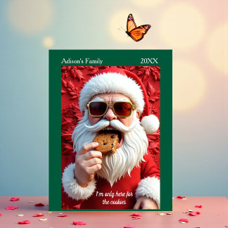 Coole Kerstman Briefkaart