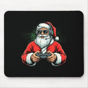 Coole Kerstman die videogames speelt Kerst Gamer J Muismat