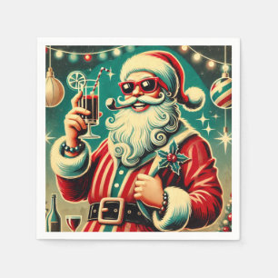 Coole Kerstman Grappige Kerstmis Servet