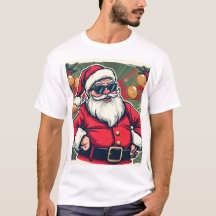 Coole Kerstman met trendy zonnebril
