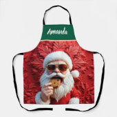 Coole kerstman schort (Voorkant)