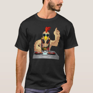 Coole Kip Dj  Feestbeest Muziek Mixer T-shirt