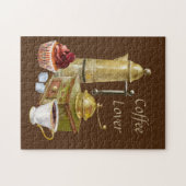 coole koffieliefhebbers voegen tekst toe puzzel (Horizontaal)