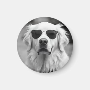 Coole Labrador met zonnebril – Grappig hondenontwe Magneet