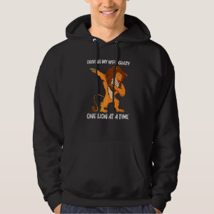 Coole Leeuw Voor Mannen Vader Jungle Safari Dier Hoodie