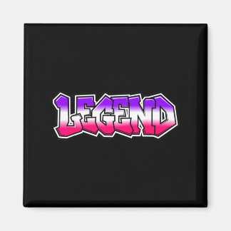 Coole Legende Graffiti Slogan Tekst Citaat Geschen Magneet