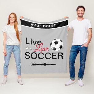 coole live-liefdessport fleece deken