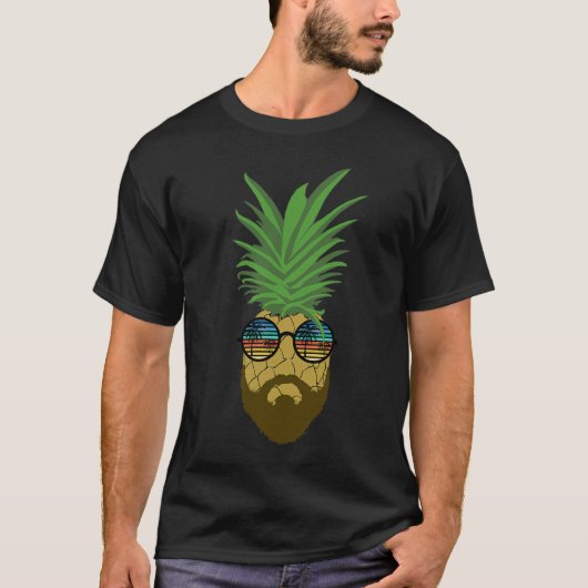 Coole Lustige Ananas Frucht Spaß Urlauber Tshirt (Voorkant)