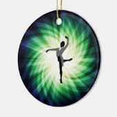 Coole mannelijke danser keramisch ornament (Links)