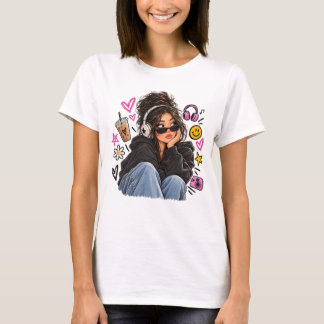 Coole Meid – Esthetische Y2K Meid T-shirt