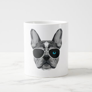 Coole Merle Frenchie Papa Franse Bulldog Extra Grote Beker