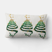 "COOLE MODERNE KERST BOMEN" KUSSEN (Achterkant)