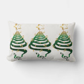 "COOLE MODERNE KERST BOMEN" KUSSEN (Voorkant)