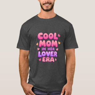 Coole moeder in haar minnaarstijdperk Retro Groovy T-shirt