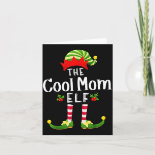 Coole Moeder Kerst Elf Bijpassende Pyjama Kerstfee Kaart