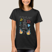 COOLE MOEDER TRENDY KUNST T-SHIRT (Voorkant)