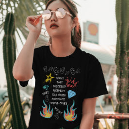 COOLE MOEDER TRENDY KUNST T-SHIRT