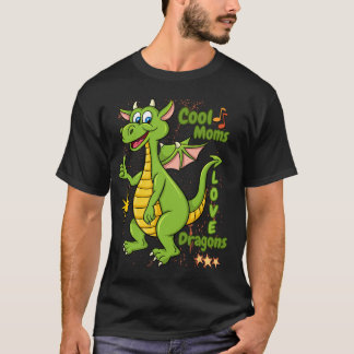 Coole moeders houden van draken – Grappig draak mo T-shirt