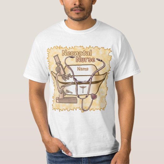 Coole neonatale verpleegster t-shirt (Voorkant)