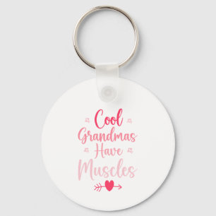 Coole oma's hebben spieren sleutelhanger