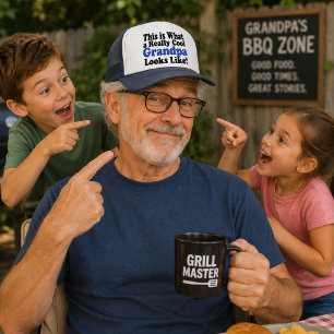 Coole Opa Grappige Opa Trucker Hoed Cadeau Pet