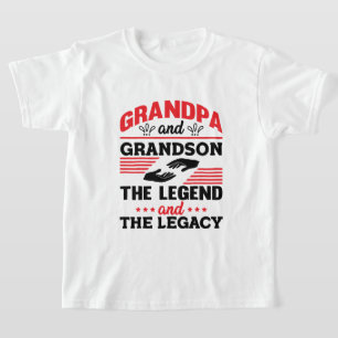 Coole opa kleinkind woordkunst t-shirt