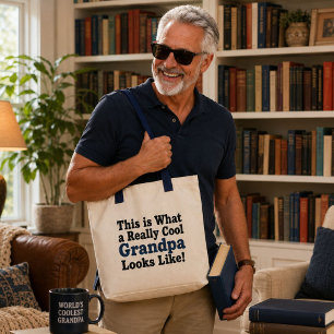Coole opa tote bag
