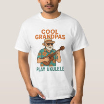 Coole opa's spelen ukulele grappig