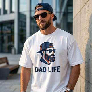 Coole papa met zonnebril t-shirt