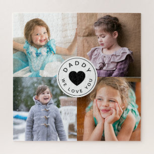 Coole papa we houden van jou fotocollage legpuzzel