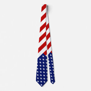 Coole patriottische Amerikaanse vlag Stropdas