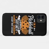 Coole Pickleball Opa Speler Case-Mate iPhone Case (Achterkant (horizontaal))