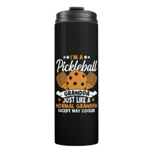 Coole Pickleball Opa Speler Thermosbeker