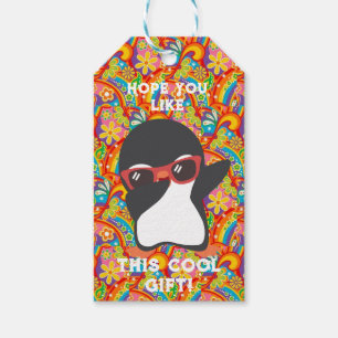 COOLE PINGUÏN CADEAU LABELS CADEAULABEL