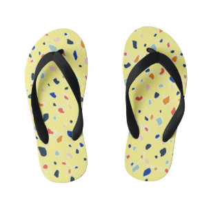 Coole print slippers, artistiek kinder teenslippers