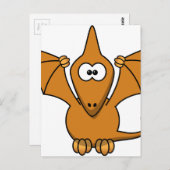 coole pterodactylus briefkaart (Voorkant / Achterkant)